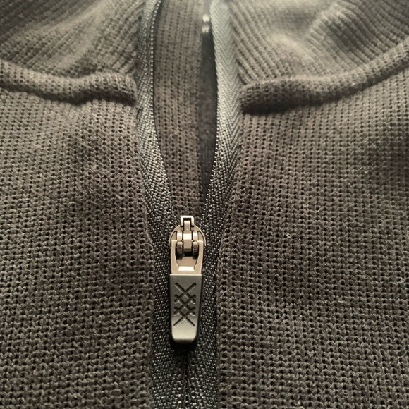 Rhone Men’s Large 1/4 Zip Pullover Long Sleeve Black - Picture 2 of 9